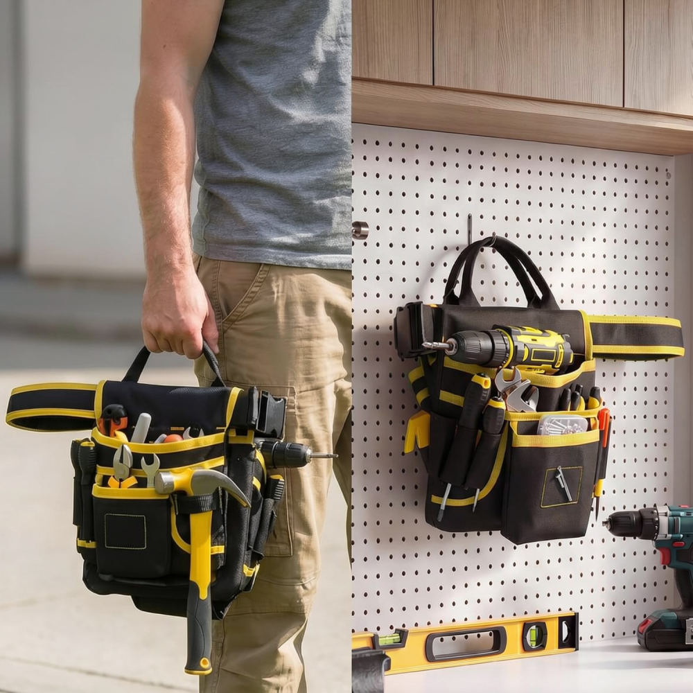 Heavy Duty Tool Organizer Pouc - Heavy Equipment Electrician recension och pris